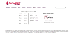 Desktop Screenshot of paradigm-works.com